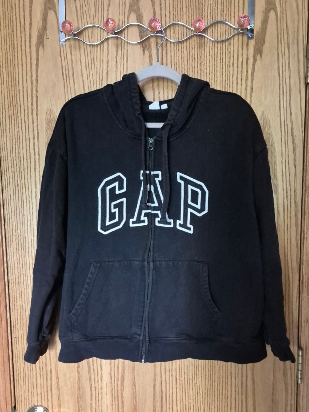 Relaxed Gap Logo Zip Hoodie